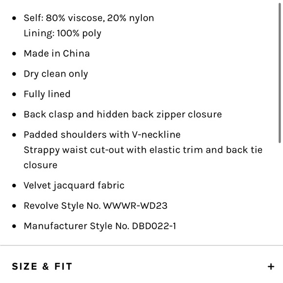 Cut Out Flocked Velvet Dress in Black Multi - Picture 6 of 11